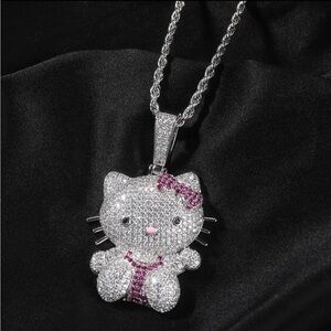 Hello kitty necklace, hello kitty pendant, hello kitty jewelry